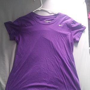 Purple Nike shirt